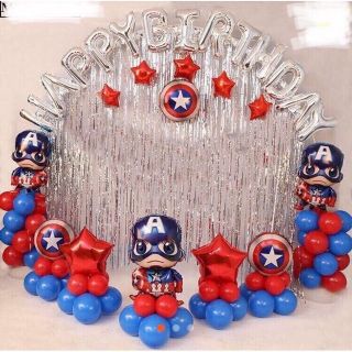 Bóng siêu nhân, bóng người nhện, bóng phi hành gia trang trí size 75cm