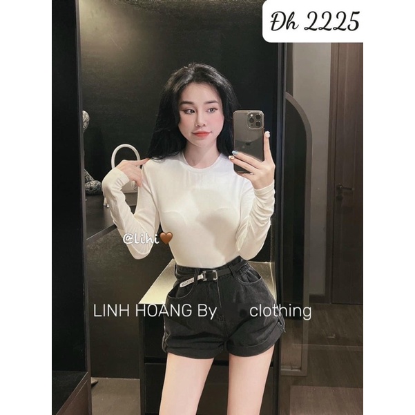 ÁO THUN HÀN THU ĐÔNG CHẤT MỀM MỊN CO GIÃN DÁNG BASIC LOẠI ĐẸP MS17728