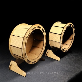 Wheel Hamster Gỗ Diy