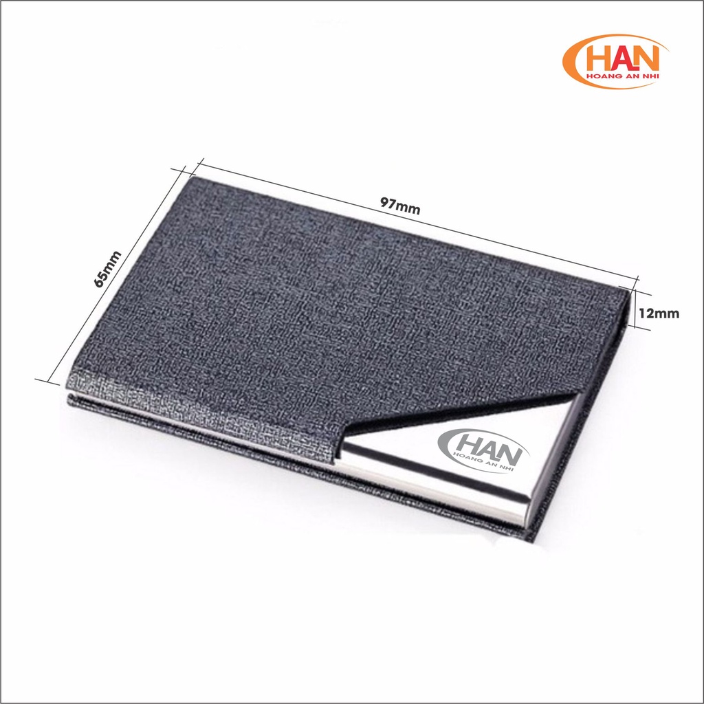 Ví đựng thẻ ATM, Namecard, card visit chất liệu PU kết hợp Inox M680