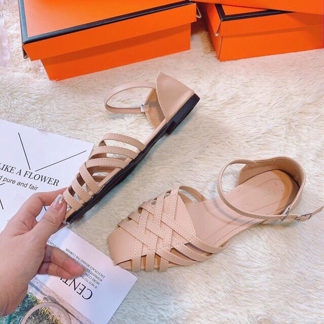 Sandal rọ MAILIAA 6 dây đan da mềm đi êm