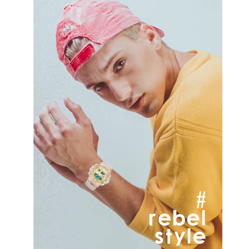 Đồng Hồ Nữ SBAO S8029-1 USA Sports - 2 Máy Kim và Điện Tử Mạnh Mẽ Dây Silicone Bền C | BigBuy360 - bigbuy360.vn