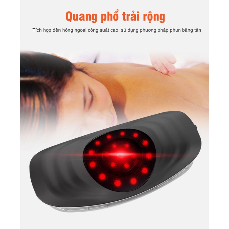 Máy Massage Thắt Lưng Hồng Ngoại Cao Cấp, Massage Cột Sống Thắt Lưng, Thoát Vị Đĩa Đệm HM L25