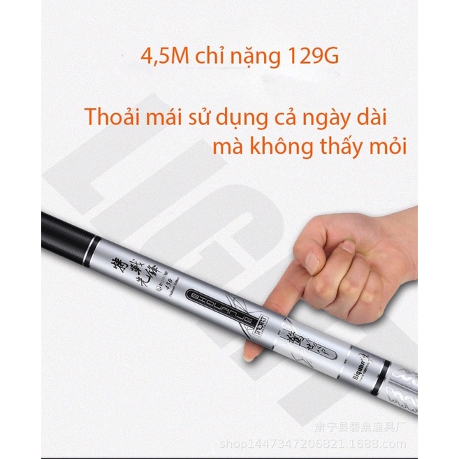 Cần câu tay NHẤT DƯƠNG CHỈ 6H seiko