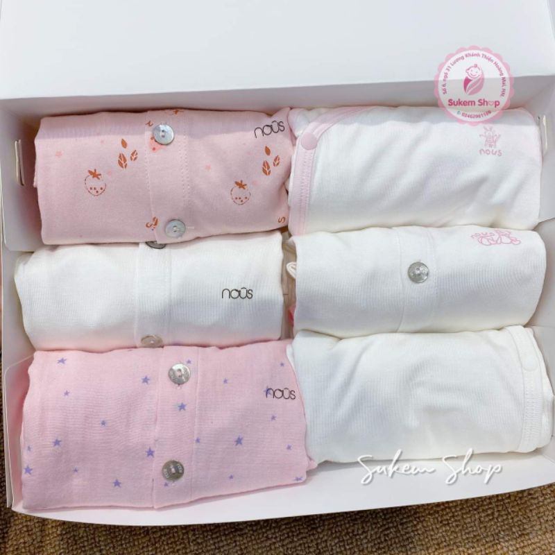Nous - Bộ cộc cài vai cho bé trai bé gái 3m-2y