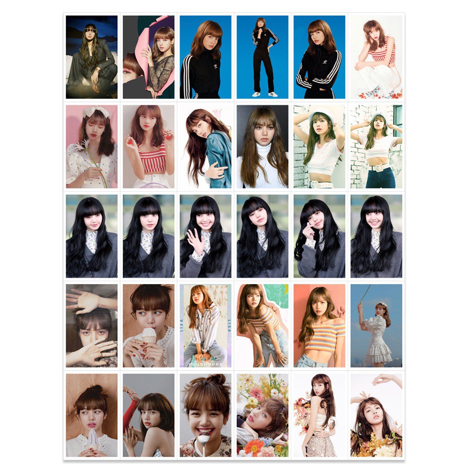 Set 30 tấm Lomocard Lisa Blackpink