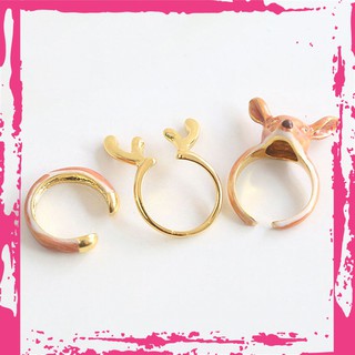 Combo 100 Nhẫn mạ bạc hình động vật - phukienxinh894