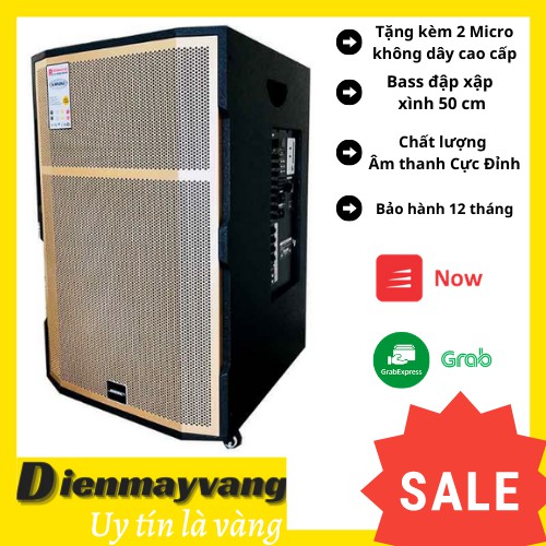 【GIÁ RẺ VÔ ĐỊCH】Loa Karaoke/Loa Kéo Di Động Bose DK 6868 PRO (5 tấc) - Công suất khủng 1000W - Giao Hàng HCM/TỈNH