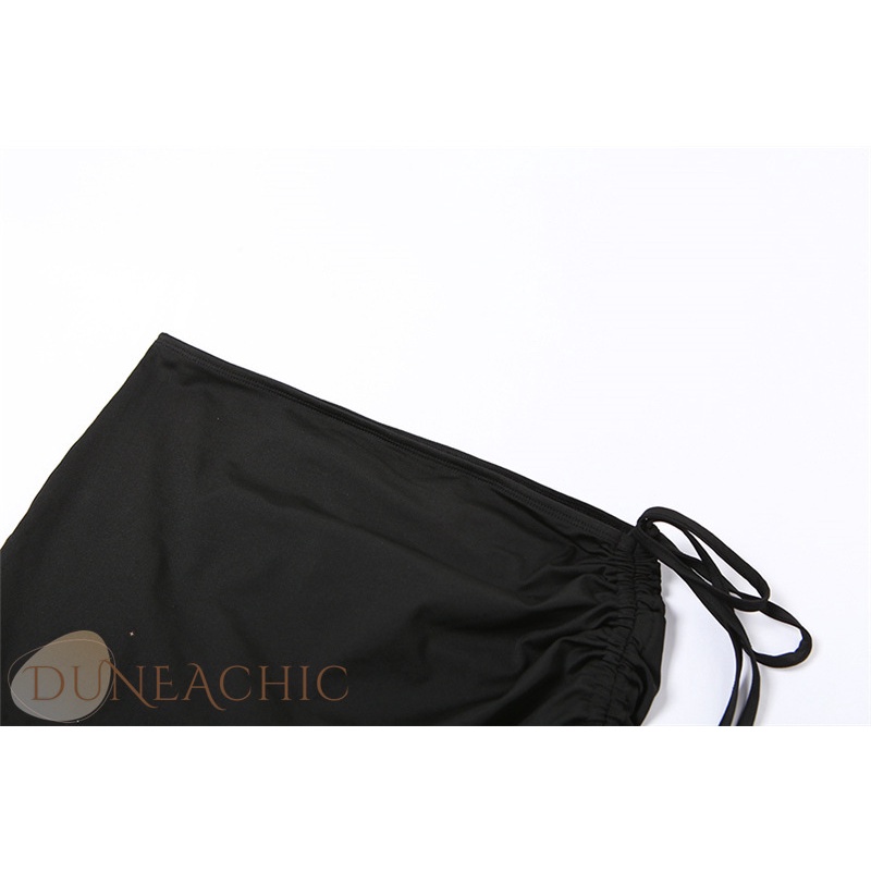 DUNEA Set Áo 2 Dây + Chân Váy Ngắn Thời Trang Nữ Tính