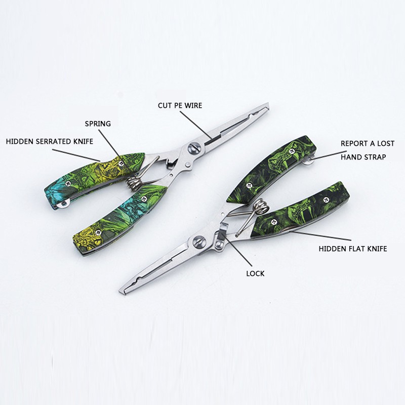 Kìm Cắt Dây Câu Cá Đa Năng Bằng Thép Không Gỉ