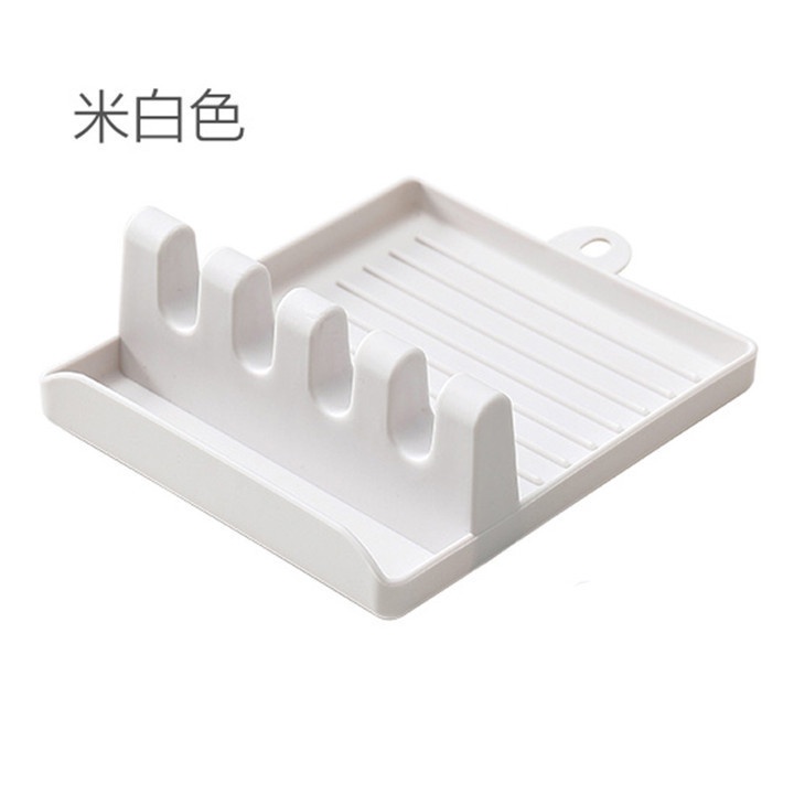 Giá nhựa gắn tường Huohou chịu lực tốt đựng muỗng/nắp nồi/dĩa đa năng tiện dụng