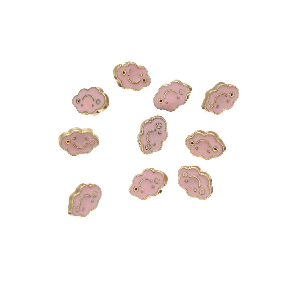 DIACHAVN Set 10 Nút Búp Bê Mini Hình Đám Mây