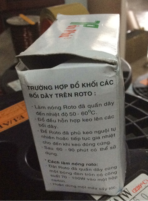 Keo EPOXY (A+B) keo đông cứng rotor - stator