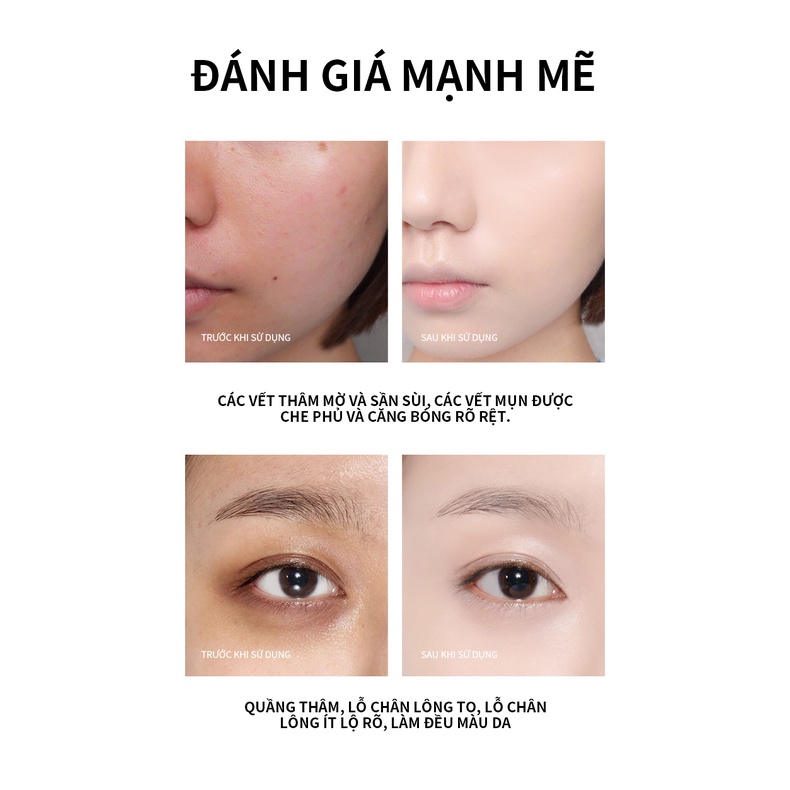 Kem Nền Kiss Beauty Shop Dạng Lỏng Độ Che Phủ Cao Trang Điểm Hoàn KB-QD-01