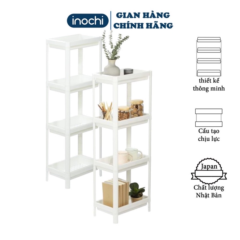 Kệ nhựa, nhà tắm đa năng chia 2/3/4 tầng Inochi Nhà Bếp, đựng mỹ phẩm KET4T | BigBuy360 - bigbuy360.vn