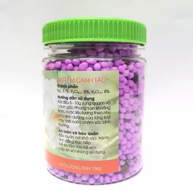 Phân tan chậm thông minh Rynan Flowermate 200 NPK 31-08-08 chuyên dùng cho phong lan cây con hũ 150g