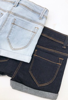 Quần short jean bé gái Kiabi