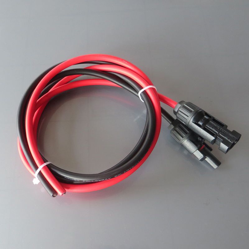 Dây cáp kết nối tấm pin năng lượng mặt trời 1m Male &amp; Female MC4 Connectors