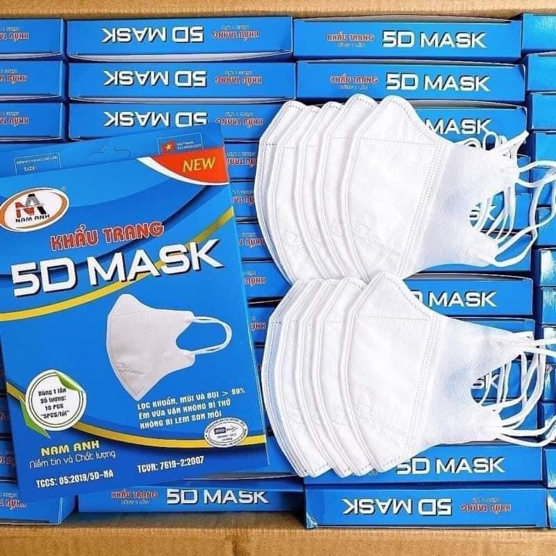 [Có Sẵn] Hộp 10 Chiếc Khẩu Trang Y Tế 5D Mask Taki Công Nghệ Nhật Bản Trơn/Hình Dành Cho Mọi Lứa Tuổi