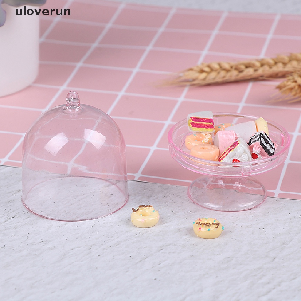 Uloverun Hũ Đựng Đồ Tráng Miệng Mini Tỉ Lệ 1 / 12 Trang Trí Nhà Búp Bê