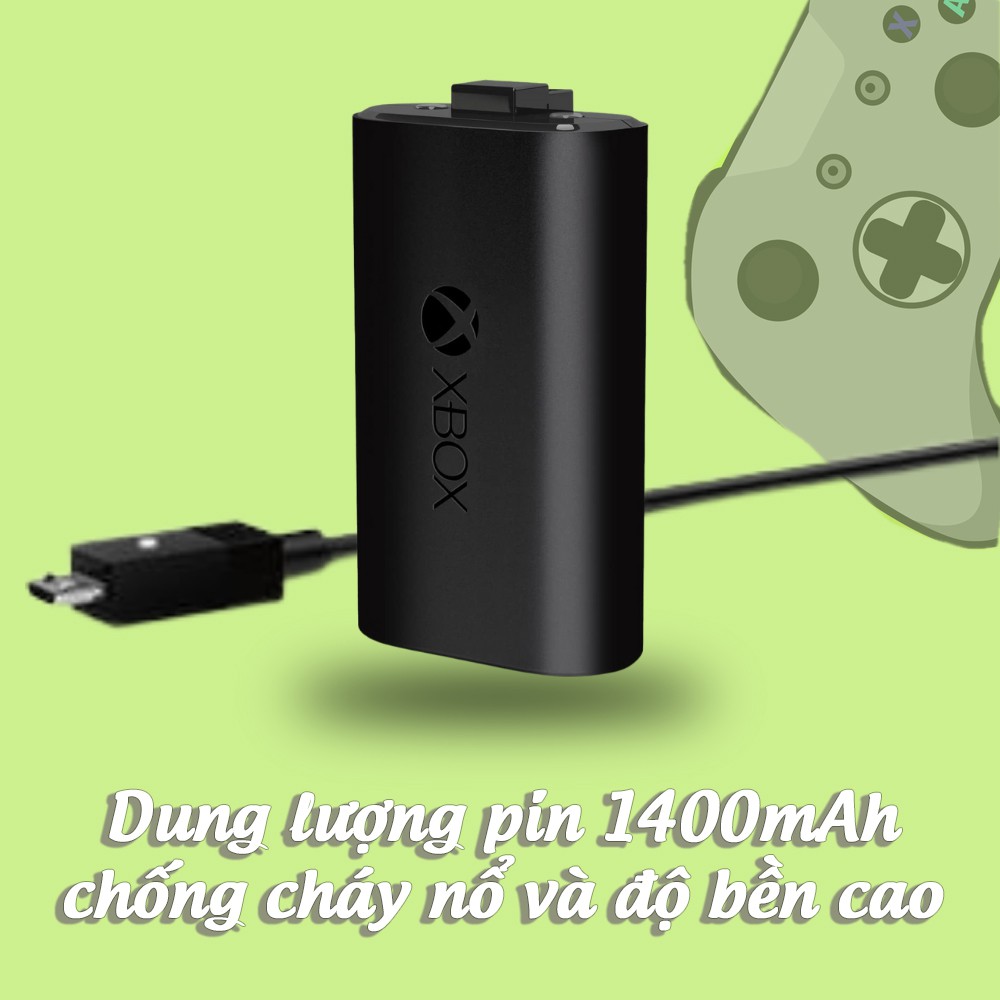 Pin sạc cho Tay Cầm Xbox One, Xbox One S, Xbox Series X, pin sạc xbox chính hãng Microsoft Xbox
