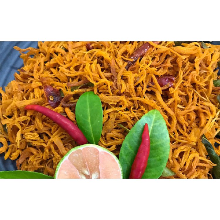 COMBO 1KG GÀ XÉ CAY LÁ CHANH NGON LOẠI 1 CÓ CHỨNG NHẬN VSATTP
