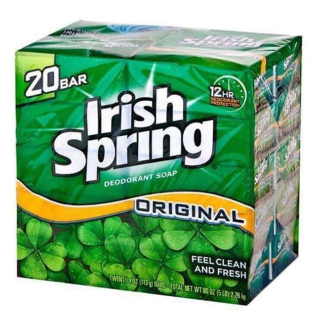 Xà bông cục Irish Spring lốc 20 cục