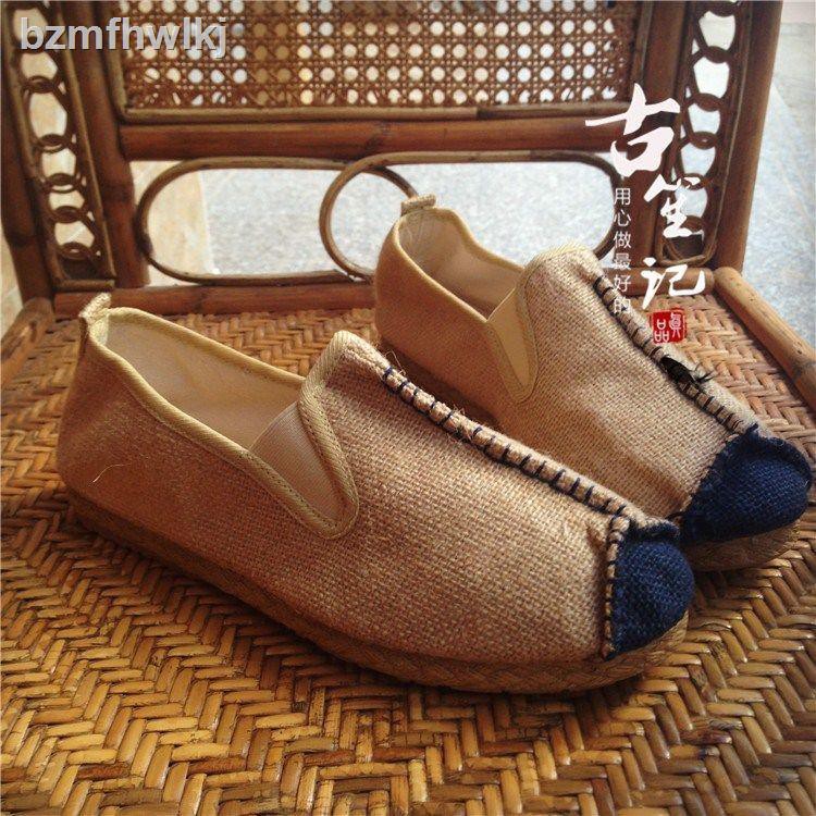 Giày đan cói làm thủ công phong cách vintage truyền thống