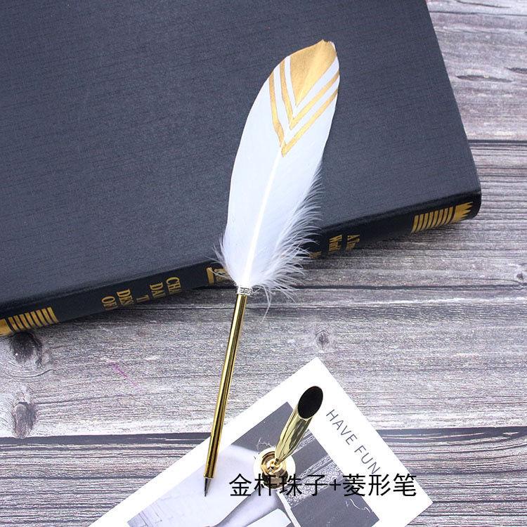 Bút Bi Hình Lông Vũ Phong Cách Harry Potter Độc Đáo