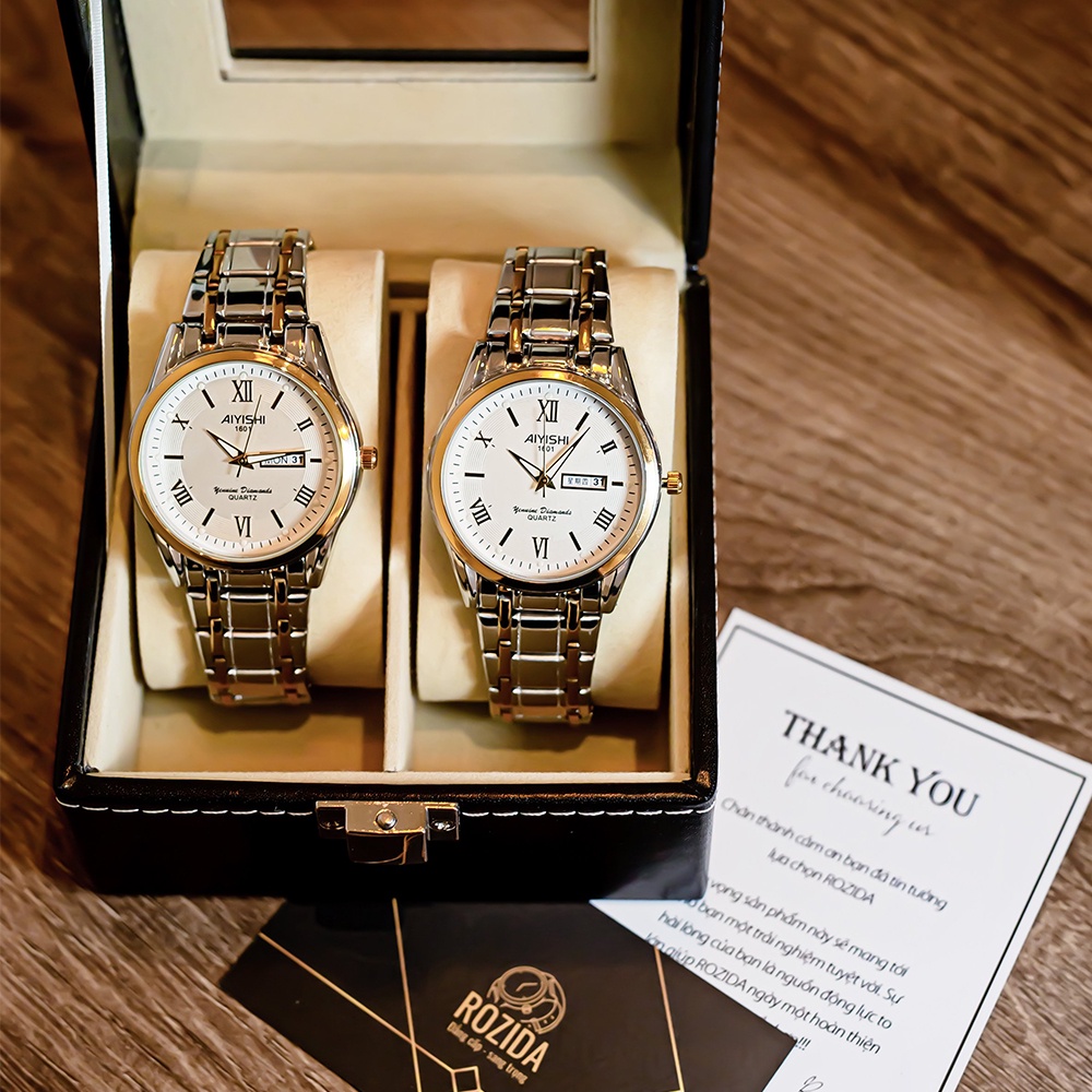 Đồng hồ nam chính hãng dây thép đẹp giá rẻ thời trang cao cấp chống nước Rozida'1 DH19 | BigBuy360 - bigbuy360.vn