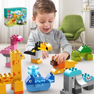 Đồ Chơi Lắp Ráp || 102 Chi Tiết Siêu To Thế Giới Động Vật Đầu Đời Của Bé