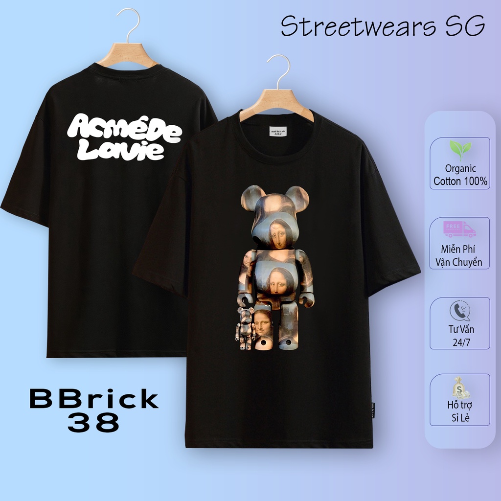 [Basic] Áo thun ADLV BearBrick Mẫu Hot 26-45, Cotton 2c 100%, In xịn - Streetwears SG - Part 2