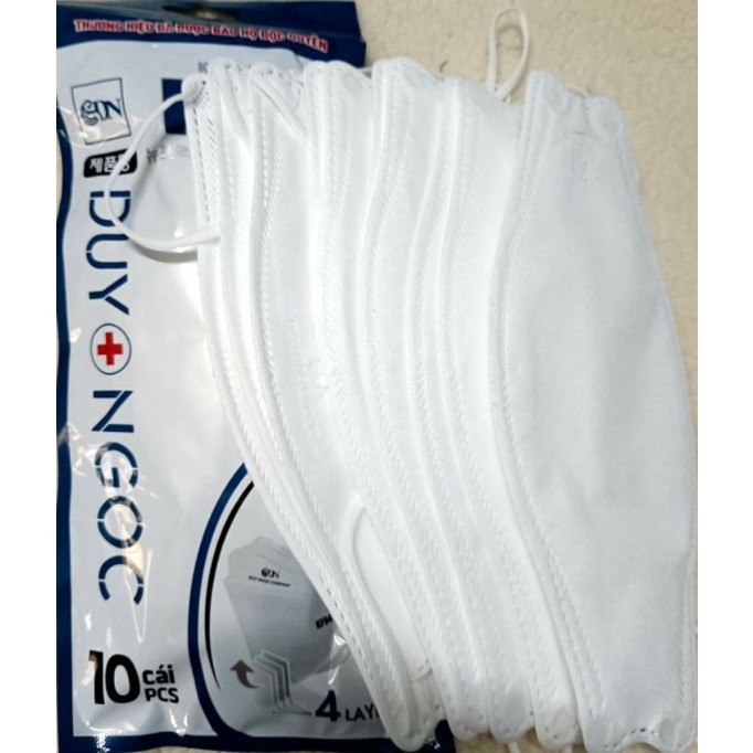 Khẩu trang y tế kf94 4D kháng khuẩn chống bui, Gói10 khẩu trang  4D cao cấp hàng chính hãng  [QUYỀN ANH - DUY NGỌC KF94]