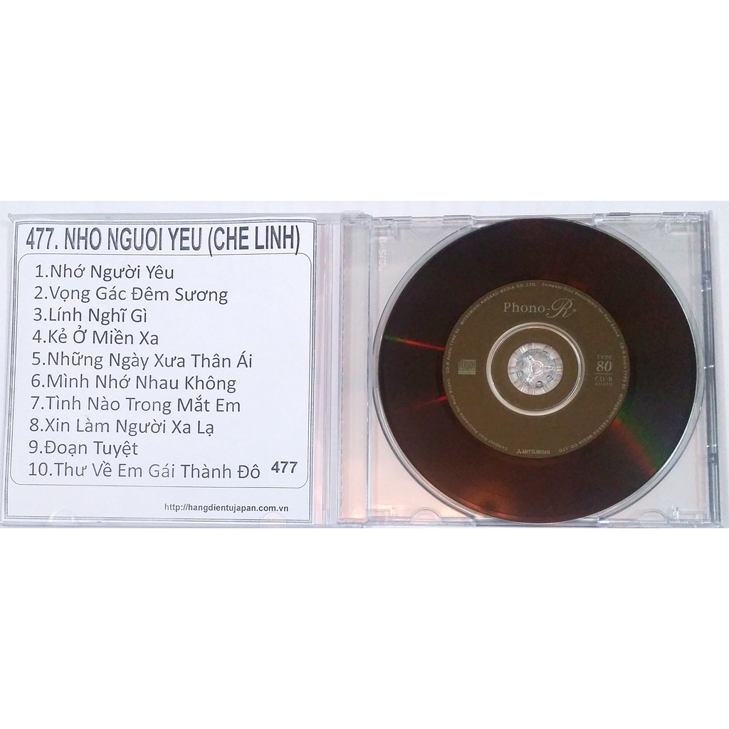 set 7 đĩa CD ghi nhạc sẵn.