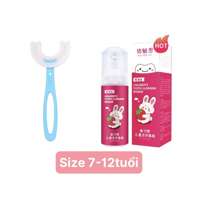 COMBO BÀN CHẢI ĐÁNH RĂNG CHƯ U  - KEM ĐÁNH RĂNG TRẺ EM .