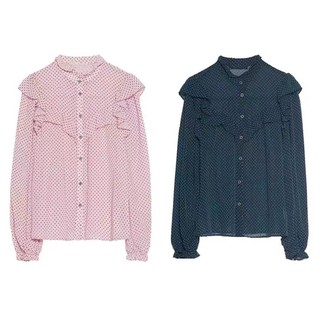 Áo sơ mi chấm bi Zara