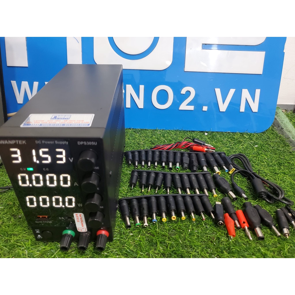 Máy cấp nguồn đa năng laptop WANPTEK DPS305U 30v 5A TẶNG 40 ĐẦU SẠC, HÀNG ĐẸP XỊN xÒ