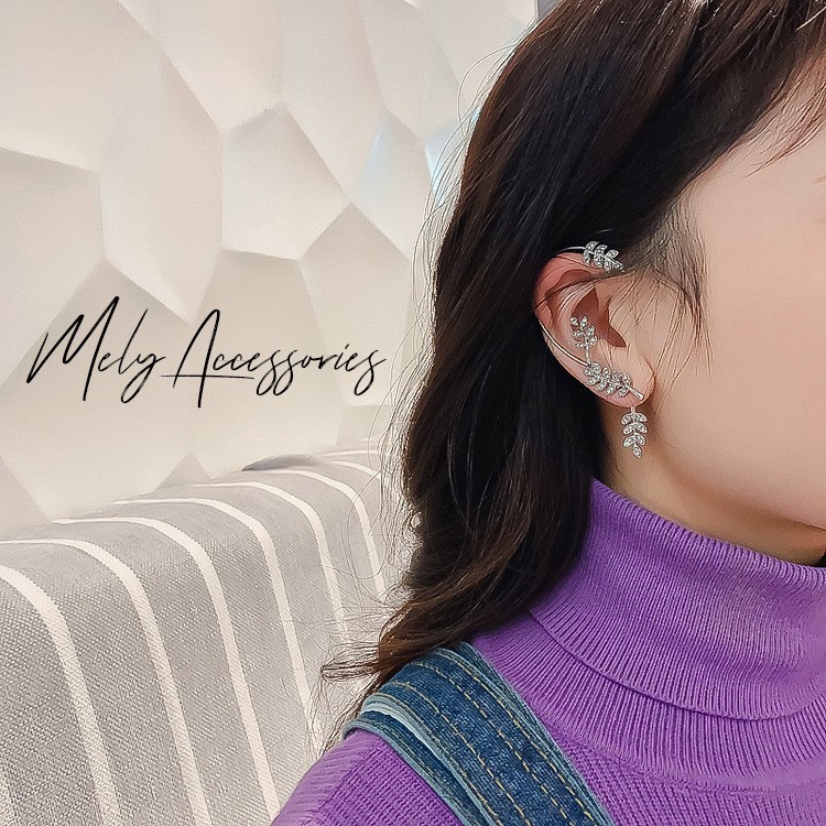 BÔNG VÀNH TAI NỮ ĐÍNH ĐÁ ĐEO ĐƯỢC NHIỀU KIỂU MÀU VÀNG ( 1 CHIẾC ) - MELY 1335