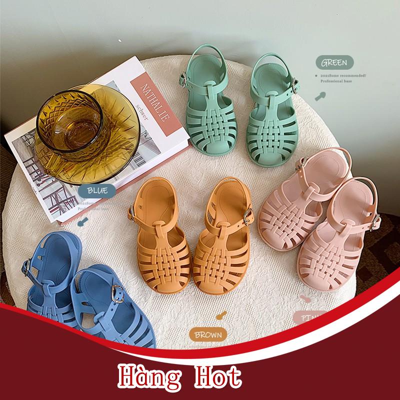 Giày sandal đế mềm chống trượt đơn giản xinh xắn dành cho bé