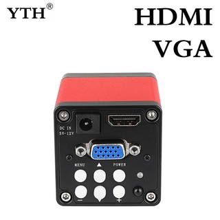 Kính hiển vi Máy ảnh HD 13MP Máy ảnh kỹ thuật số HDMI VGA Máy ghi hình ảnh C-Mount