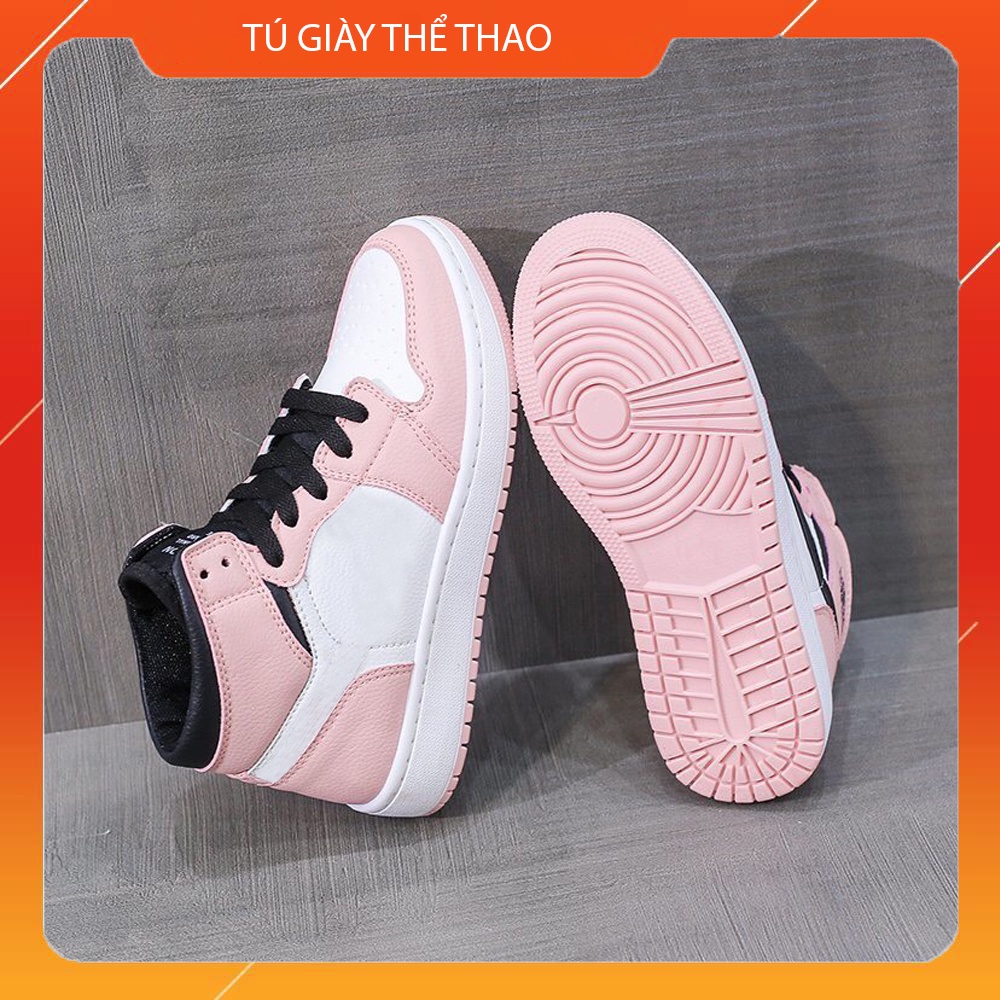 Giày Thể Thao nữ jordan màu Hồng Cổ Cao