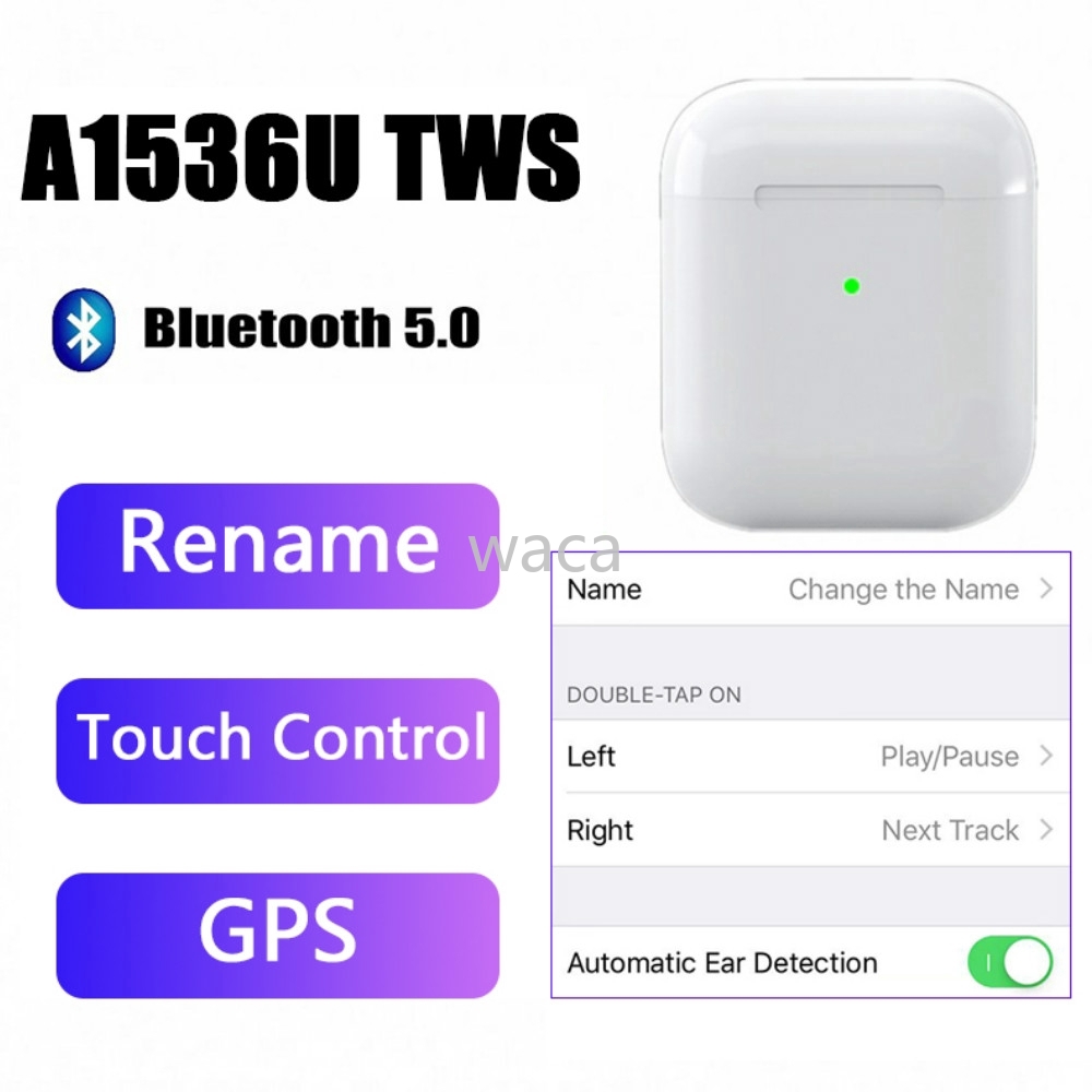 Tai Nghe Bluetooth A1536U Tws 8d Âm Thanh Siêu Trầm Kèm Phụ Kiện