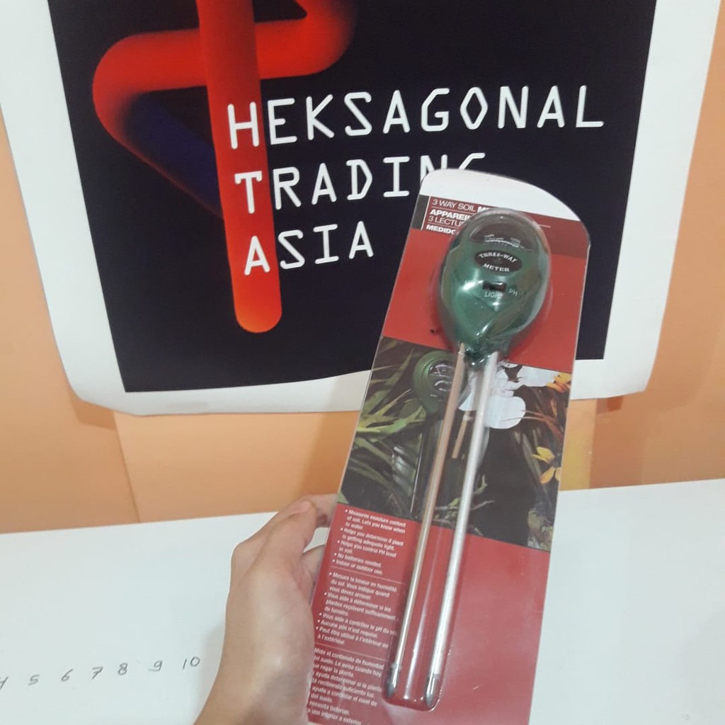 Máy Xúc Đất 3 Trong 1 Có Độ Ẩm Và Đèn Sau Lưng