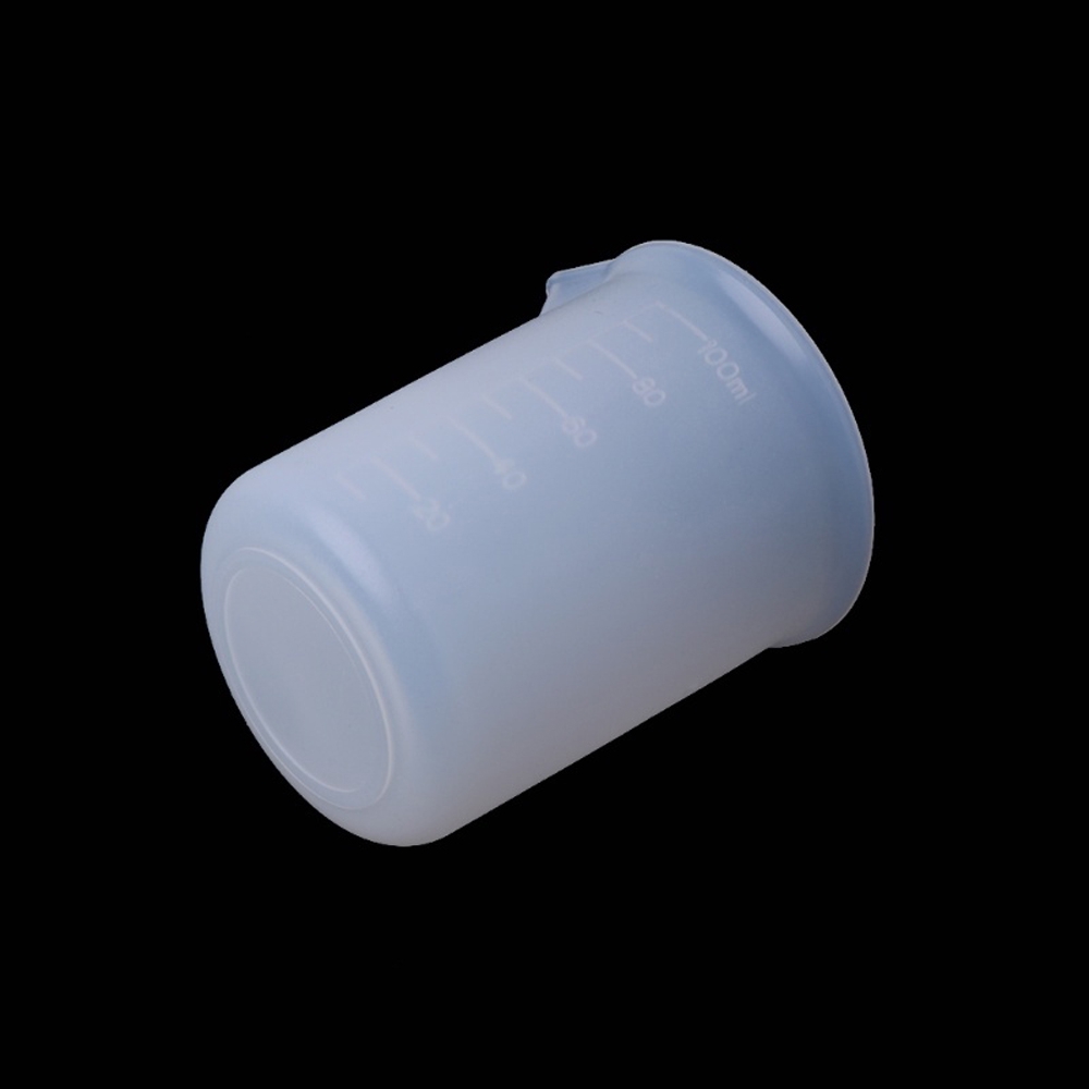 Cốc đo lường 100ml bằng silicon mềm có thể tái sử dụng dùng trong nhà bếp