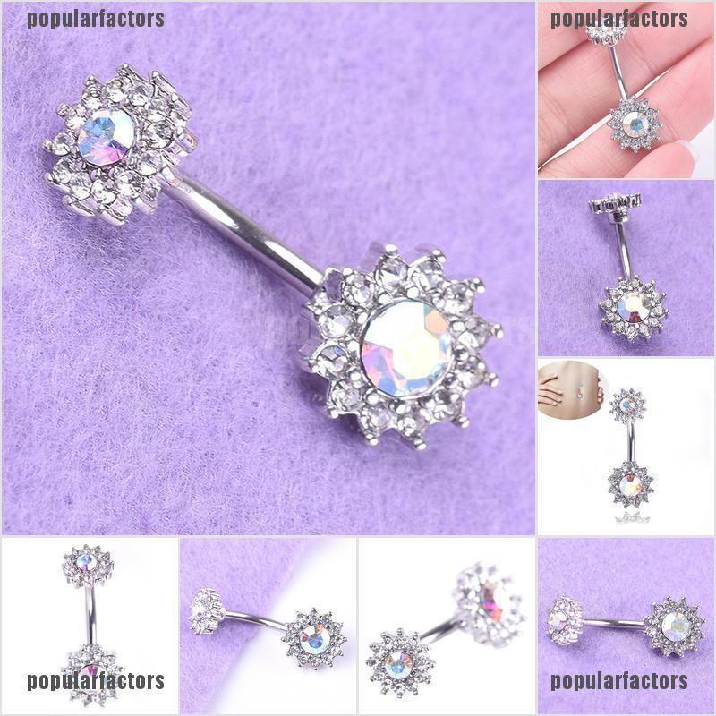 Khuyên Rốn Hình Bông Hoa Dễ Thương