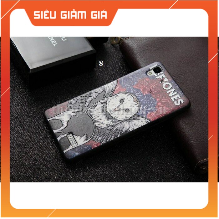 Ốp lưng hình 3D sần cao cấp hãng My Colors cho OPPO R7, R7 Lite.