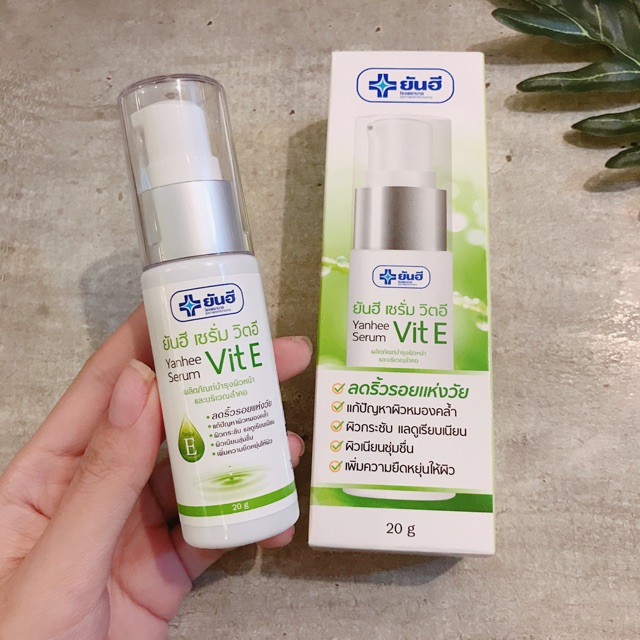 Serum Mờ Nếp Nhăn, Ngừa Lão Hóa Yanhee Serum Vit E Thái Lan Hàng Chính Hãng Đầy Đủ Giấy Tờ