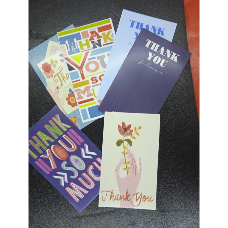 Tem Decal Dán Hộp Carton, Tem Thank You Dán Niêm Phong Hộp cod hàng có sẵn 11x6,5 cm 16-30