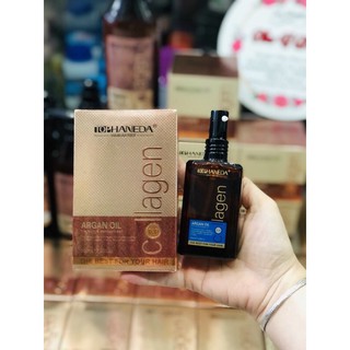 Tinh dầu dưỡng tóc Haneda collagen argan oil