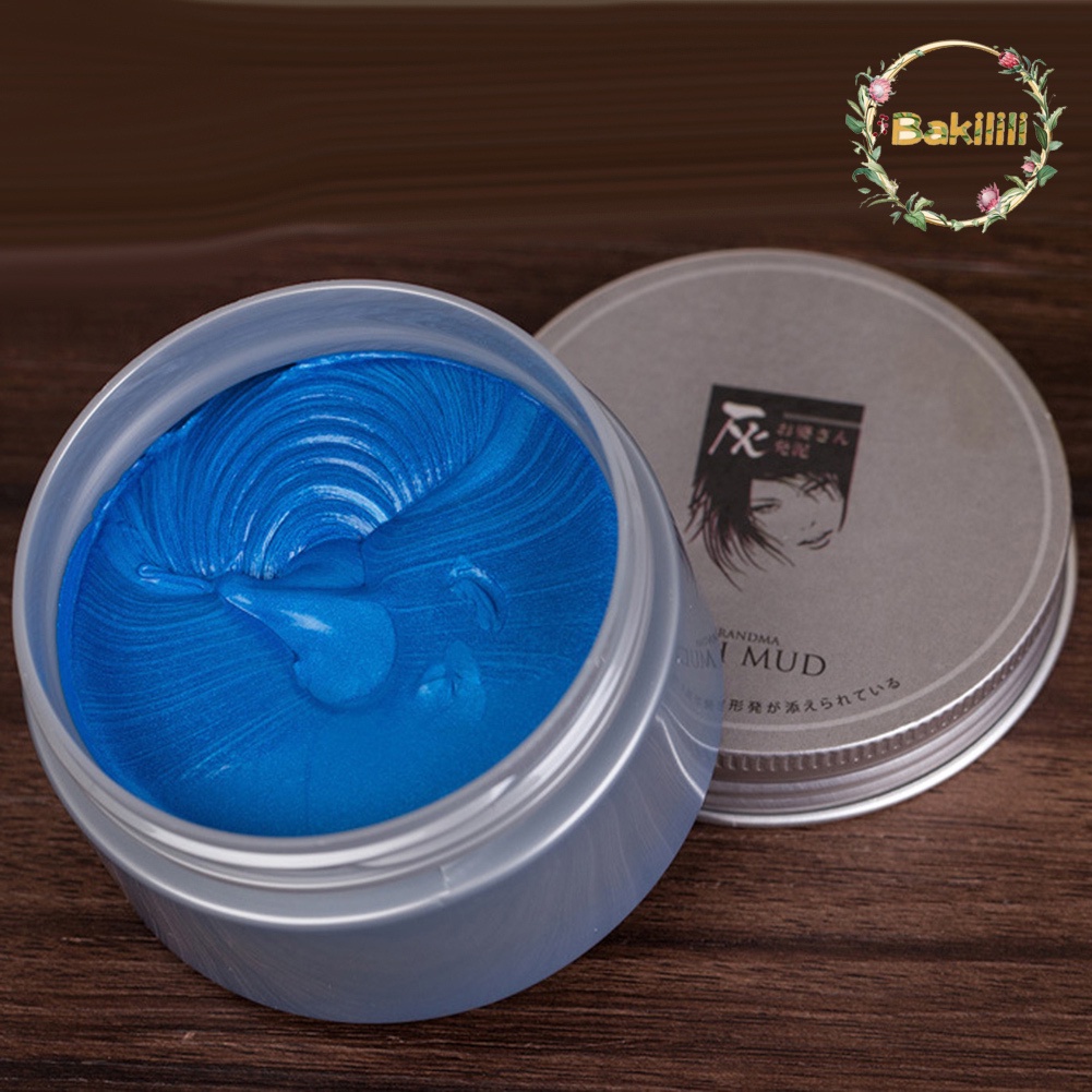 【BK】9 Colors Unisex Temporary Hair Wax Long Lasting Dye Coloring Cream Styling Mud